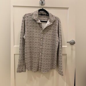 Moreno Men’s Liquid Luxury Slim Fit 100% Cotton Dress Shirt Large Buttery Soft